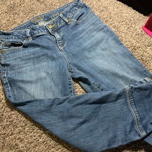 Vera Wang straight leg Denim Capris